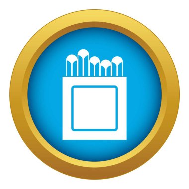 Boyalı boya mavi simge vektör