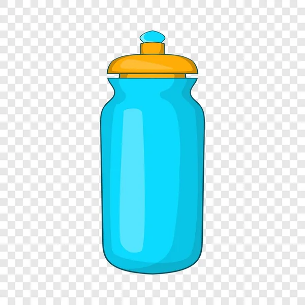 Flask for water icon, cartoon style — Stock Vector