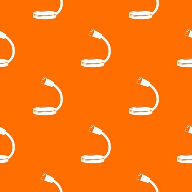 Masa mikrofon desen vektör turuncu