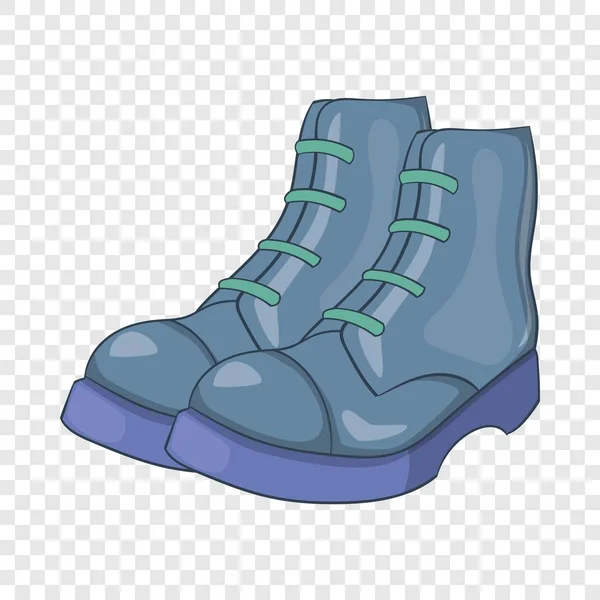 Botas para hombre icono, estilo de dibujos animados — Archivo Imágenes Vectoriales