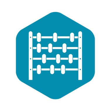 Çocuk abaküs simgesi, basit tarzı