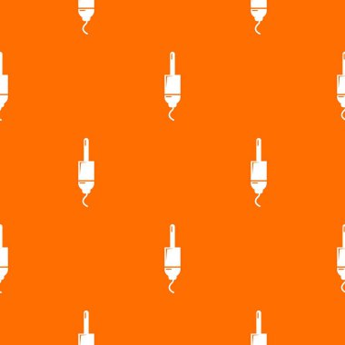 Jack kablo deseni vektör turuncu