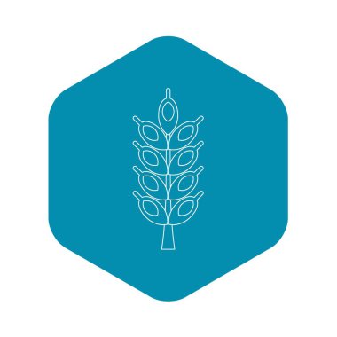 Büyük spike simgesi, anahat stili