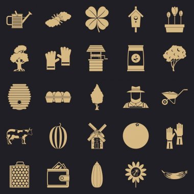 Somun Icons set, basit tarzı