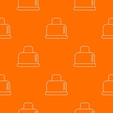 Tost makinesi desen vektör turuncu çalmak