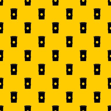 Çöp kutusu deseni vektörü