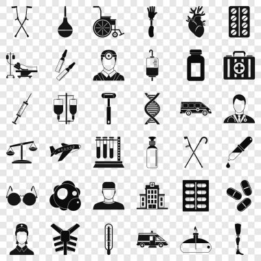 İlk Icons set, yardım basit tarzı