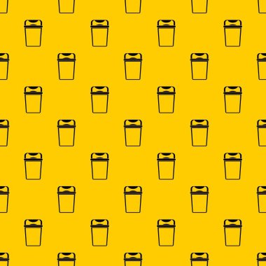 Çöp kutusu deseni vektörü