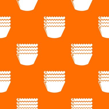 Pişirme kalıpları desen vektör turuncu