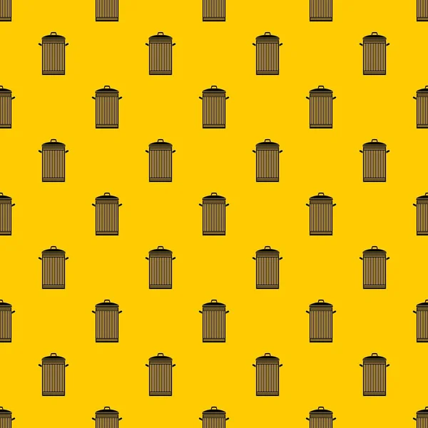 Trash can pattern vector — Stock Vector