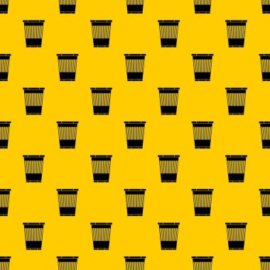 Çöp kutusu deseni vektörü