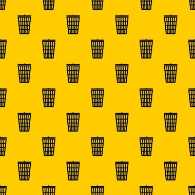 Çöp kutusu deseni vektörü