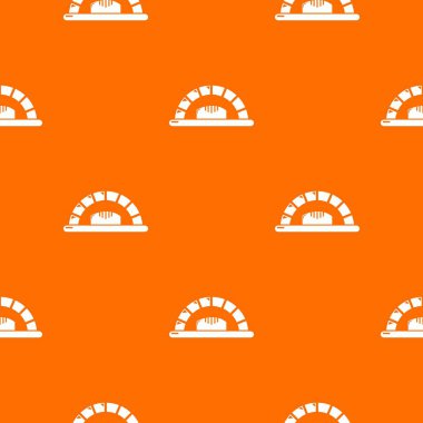 Ekmek fırın desen vektör turuncu