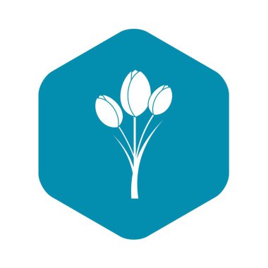 Lale simgesi, basit tarzı