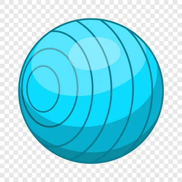 Icône balle de plage, style dessin animé — Image vectorielle