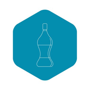 Gazoz sular simgesi, anahat stili