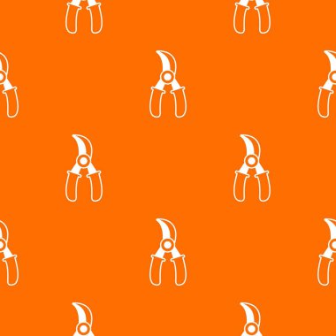 Üzüm makas desen vektör turuncu