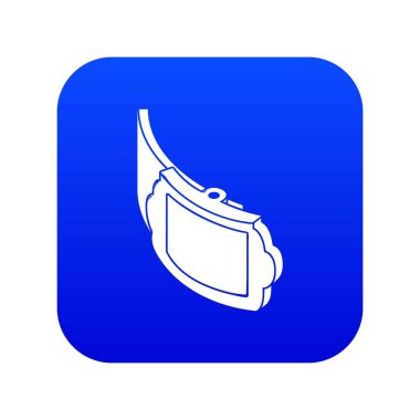 Trendy kemer simgesi mavi vektör