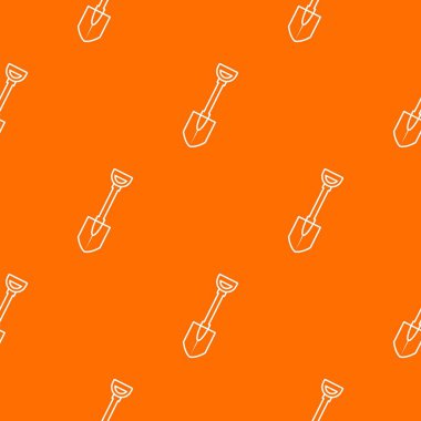 Kürek deseni vektör turuncu