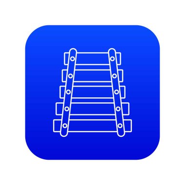 Ksillotelefon simgesi mavi vektör