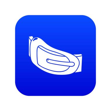 Moda kadın kemer simge mavi vektör