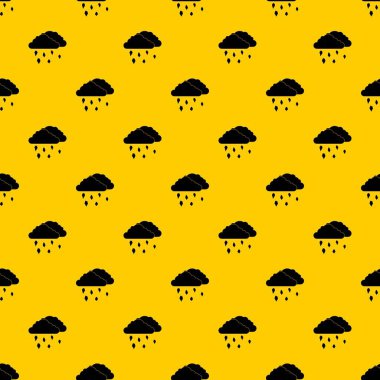 Bulutlar ve Hail desen vektör