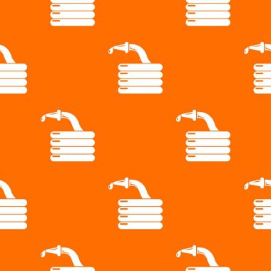 Su hortumu desen vektör turuncu