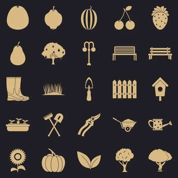 Ot Icons set, basit tarzı