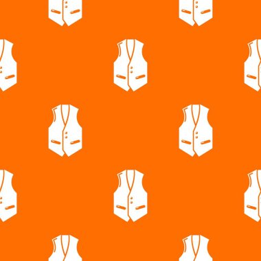 Yelek desen vektör turuncu
