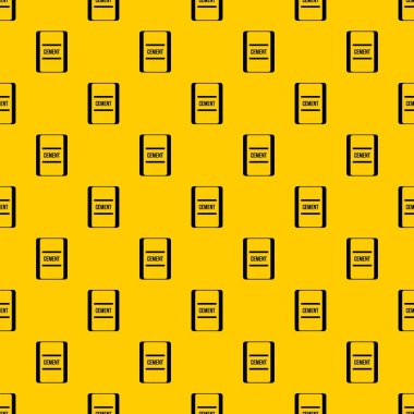 Bir çanta çimento desen vektör