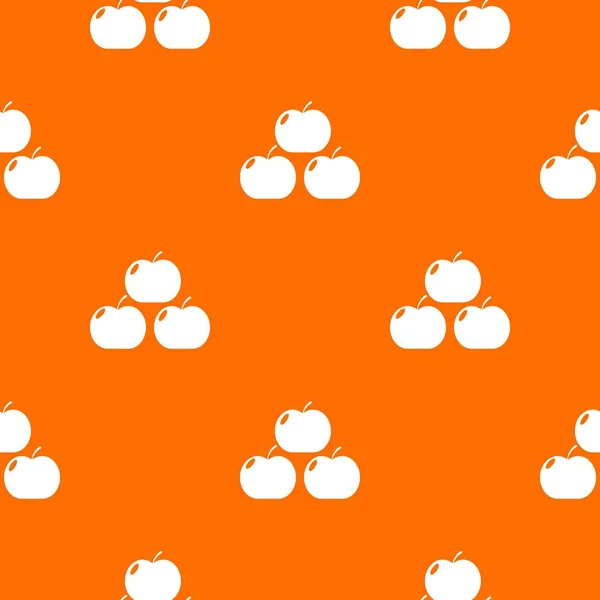 Modèle de pommes vecteur orange — Image vectorielle