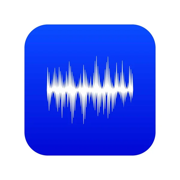 オーディオデジタルイコライザー技術アイコンデジタルブルー — ストックベクタ