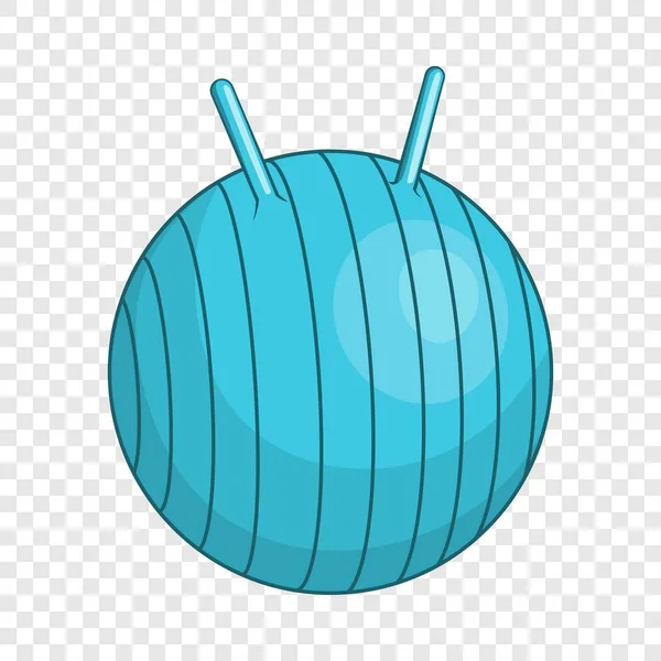 Icona per bambini fitball, stile cartone animato — Vettoriale Stock