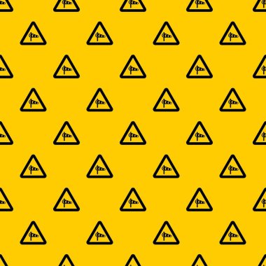 Sol desen vektöründen çapraz rüzgar hakkında uyarı imzala