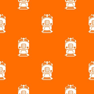 Tren deseni vektör turuncu