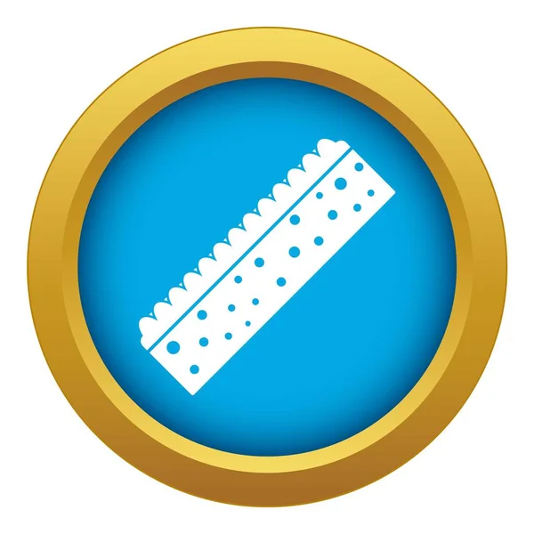 Éponge pour icône de nettoyage vecteur bleu isolé — Image vectorielle