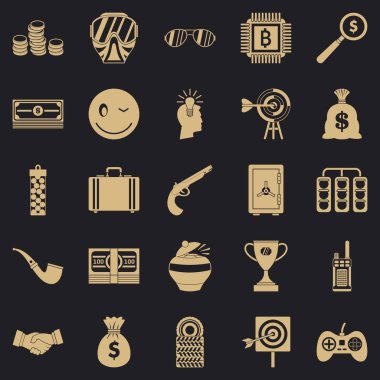 Kumar Icons set, basit tarzı