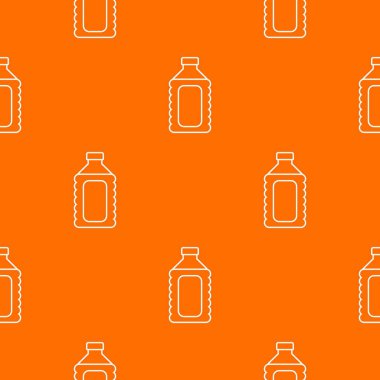 Plastik sabun şişe desen vektör turuncu