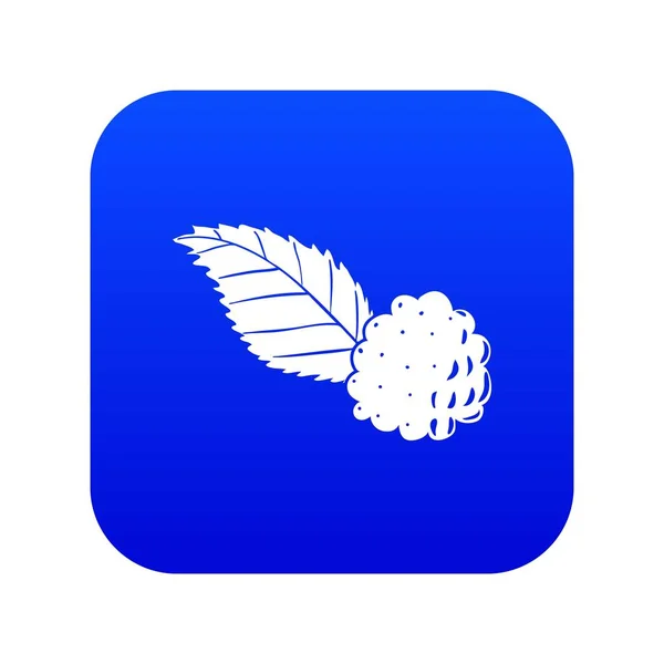 Blackberry icône vecteur bleu — Image vectorielle