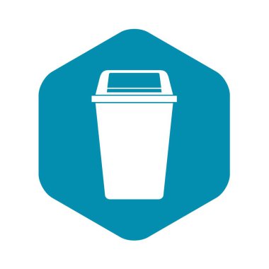 Plastik kapak kutusu simgesi, basit tarzı flip