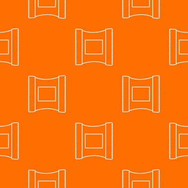 Islak mendil paket şablonu turuncu