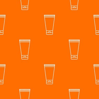 Krem tüp desen vektör turuncu