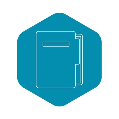 Belge klasör simgesini, anahat stili