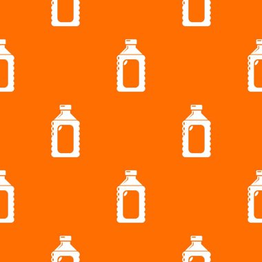 Plastik sabun şişe desen vektör turuncu