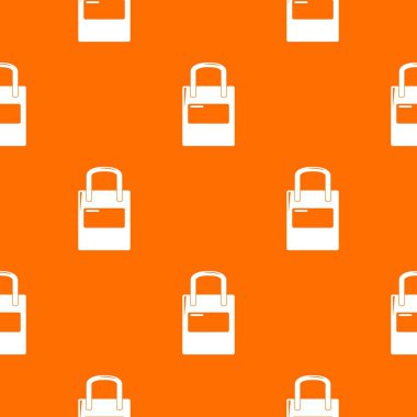 Eko çanta desen vektör turuncu