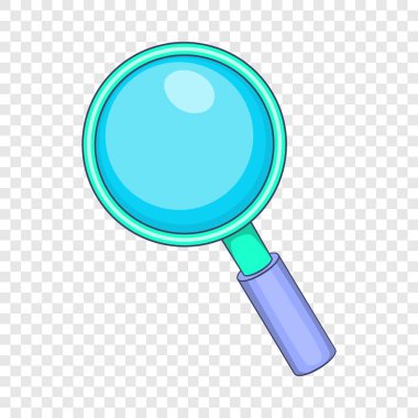 Büyüteç simgesini, karikatür tarzı