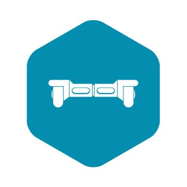 Elektrik modern gyroboard simgesi, basit tarzı