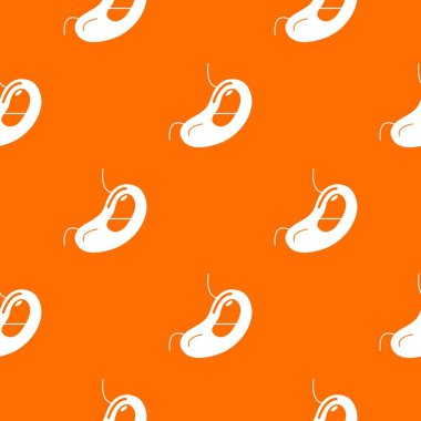 Dalak desen vektör turuncu