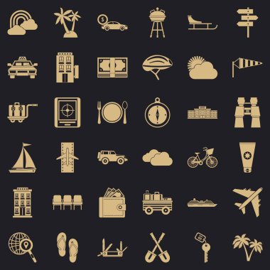 Gezi Icons set, basit tarzı