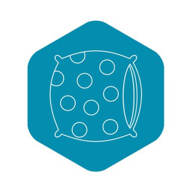 Yastık simgesi, anahat stili